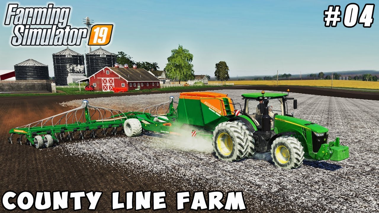 Sowing alfalfa, selling silage | Farming on County Line Farm | Farming simulator 19 | Timelapse #04