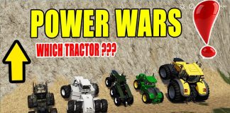 Farming Simulator 19: Powerful Tractors VS Giant Bale Wall VS Mountain! Which Tractor is Strong?
