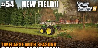 Grizzly Mountain Timelapse #54 Creating A New Field, Farming Simulator 19 Seasons
