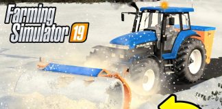 HEAVY SNOW! THE ROAD NEEDS CLEARING! FS19 (Oakfield Ep 1)