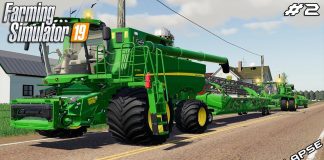 Harvesting 200 ac 2/2 | Midwest Horizon | Farming Simulator 19 | Episode 2