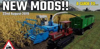 A GUIDE TO... NEW MODS! 22nd August 2019, Farming Simulator 19, PS4, Assistance!