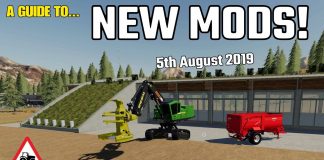 A GUIDE TO... NEW MODS! 5th August 2019, Farming Simulator 19, PS4, Assistance!