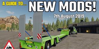 A GUIDE TO... NEW MODS! 7th August 2019. Farming Simulator 19, PS4, Assistance!