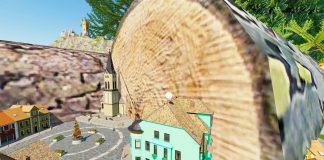 I Cut Down 10,000 Foot Tall Trees - Farming Simulator 19