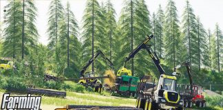 NEW MAP - Grizzly Mountain LOGGING | Full Crew Logging & Spintires Vehicles | Farming Simulator 19