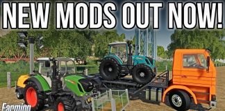 NEW SEMI-TRUCK, FENDT 300, & FLOODLIGHT! (FS19 Mods)