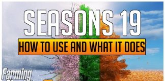 THE SEASONS 19 MOD FOR FARMING SIMULATOR 19 | HOW TO USE AND GOING THROUGH THE MENU