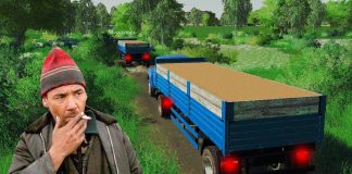 МЕХАНИК УГНАЛ ГРУЗОВИК И ПЫТАЛСЯ ПРОДАТЬ ЗЕРНО НА БАЗАРЕ - Farming Simulator 19