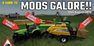 A GUIDE TO... MODS GALORE!! 30th August 2019, Farming Simulator 19, PS4, Assistance!
