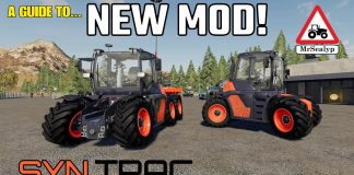 A GUIDE TO... NEW MOD! SYN TRAC! 20th Sept 2019, Farming Simulator 19, PS4, Assistance!