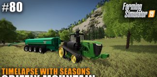 Grizzly Mountain Timelapse #80 Spreading Digestate, Farming Simulator 19 Seasons