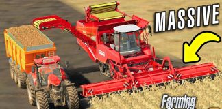 IT'S HERE! SATISFYING 9M POTATO HARVEST - Farming Simulator 19 (GROWERS FARM Ep 7)