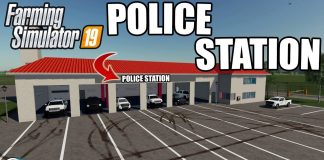 POLICE STATION IN FARMING SIMULATOR 19 SPENCER TV FIRE STATION MOD GARRETT PLAYS FS19