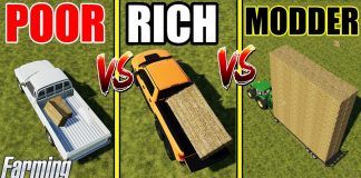 Farming Simulator 19 : POOR vs RICH vs MODDER !!! Game Style Comparison