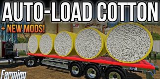 NEW MODS! | AUTO-LOAD 5 COTTON BALES! | Farming Simulator 19