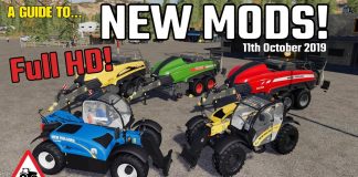 A GUIDE TO... NEW MODS! 11th October 2019, Farming Simulator 19, PS4, Assistance!