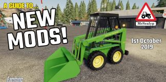 A GUIDE TO... NEW MODS! 1st October 2019, Farming Simulator 19, PS4, Assistance!
