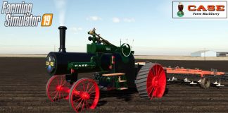 Farming Simulator 19 - WMF CASE 1919 STEAM TRACTOR Plowing the Field