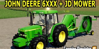 John Deere 6XXX And HX15 Farming Simulator 19 Mods