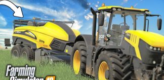 PACKING A PUNCH WITH THE NEW HIGH DENSITY BALER - Farming Simulator 19 (GROWERS FARM Ep 12)