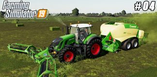 Planting corn, making silage bales from grass| Kandelin Farm | Farming simulator 19 | Timelapse #04