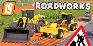 ROADWORKS IN FARMING SIMULATOR 19 | SAND AND GRAVEL