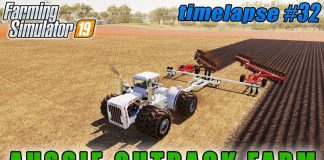 Selling cotton, plowing with 20m plough | FS 19 | Aussie Outback Australia Farm | Timelapse #32
