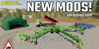 A GUIDE TO... NEW MODS! 4th October 2019, Farming Simulator 19, PS4, Assistance!