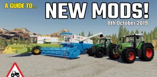 A GUIDE TO... NEW MODS! 8th October 2019, Farming Simulator 19, PS4, Assistance!
