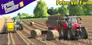 COLLECTING POPLAR BALES Farming Simulator 19 Timelapse - Peter Vill Farm FS19 Episode 49