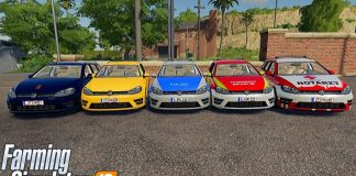 VOLKSWAGEN GOLF R VARIANT 2015 - Farming Simulator 19 Mods #9 | Radex