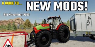 A GUIDE TO... NEW MODS! 5th November 2019. Farming Simulator 19, PS4, Assistance!
