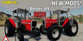 A GUIDE TO... NEW MODS! Better off RED! Farming Simulator 19, PS4, Assistance!