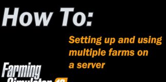 Farming Simulator 19 - How to Setup multiple farms on a multiplayer server