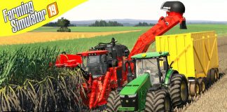 HARVESTING THE SUGARCANE Farming Simulator 19 - Lone Oak Farm with Daggerwin Ep 9