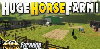 HUGE HORSE FARM : HORSE STUD :  Farming Simulator 19 Gameplay : Ravenport EP 29