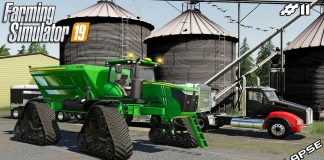 Hauling grain & spreading fertilizer | Lone Oak Farm 19 | Farming Simulator 19 | Episode 11