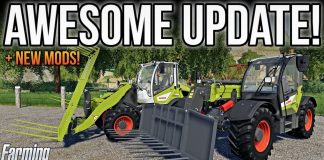 NEW MODS FS19! Big Bale Fork Update!