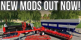 NEW MODS FS19! Front Cultivator + Huge Trailer!