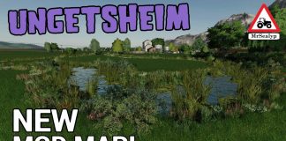 UNGETSHEIM, NEW MOD MAP! MAP TOUR! Farming Simulator 19, PS4, New to Console!