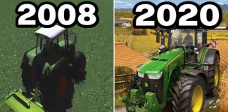 Graphical Evolution of Farming Simulator (2008-2020)