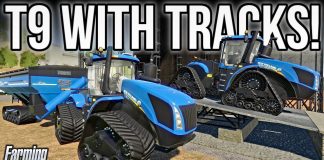 NEW MODS FS19! T9 WITH TRACKS + SNOW PACK UPDATE!