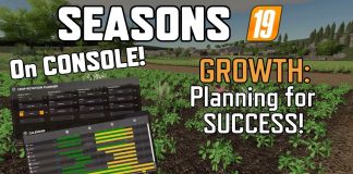 SEASONS 19 On CONSOLE (GROWTH: Planning for Success) Farming Simulator 19 PS4.