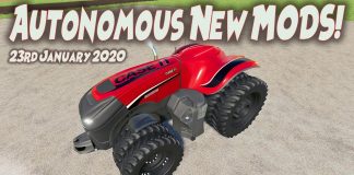 AUTONOMOUS NEW MODS Farming Simulator 19 PS4 FS19 (Review) 23rd January 2020.