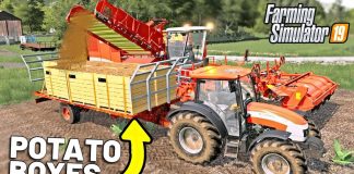 LOADING POTATO BOXES - Shamrock Valley 19 - Farming Simulator 2019