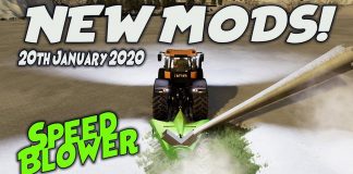 NEW MODS Farming Simulator 19 PS4 FS19 (SPEED BLOWER) (Review) 20th January 2020.