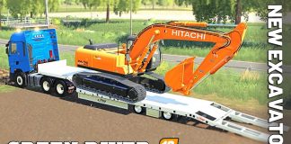 NEW HITACHI EXCAVATOR | Green River Farming Simulator 19 - Episode 2