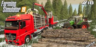 Cutting down & transporting 5m timber | Forestry on Geiselsberg | Farming Simulator 19 | Episode 18
