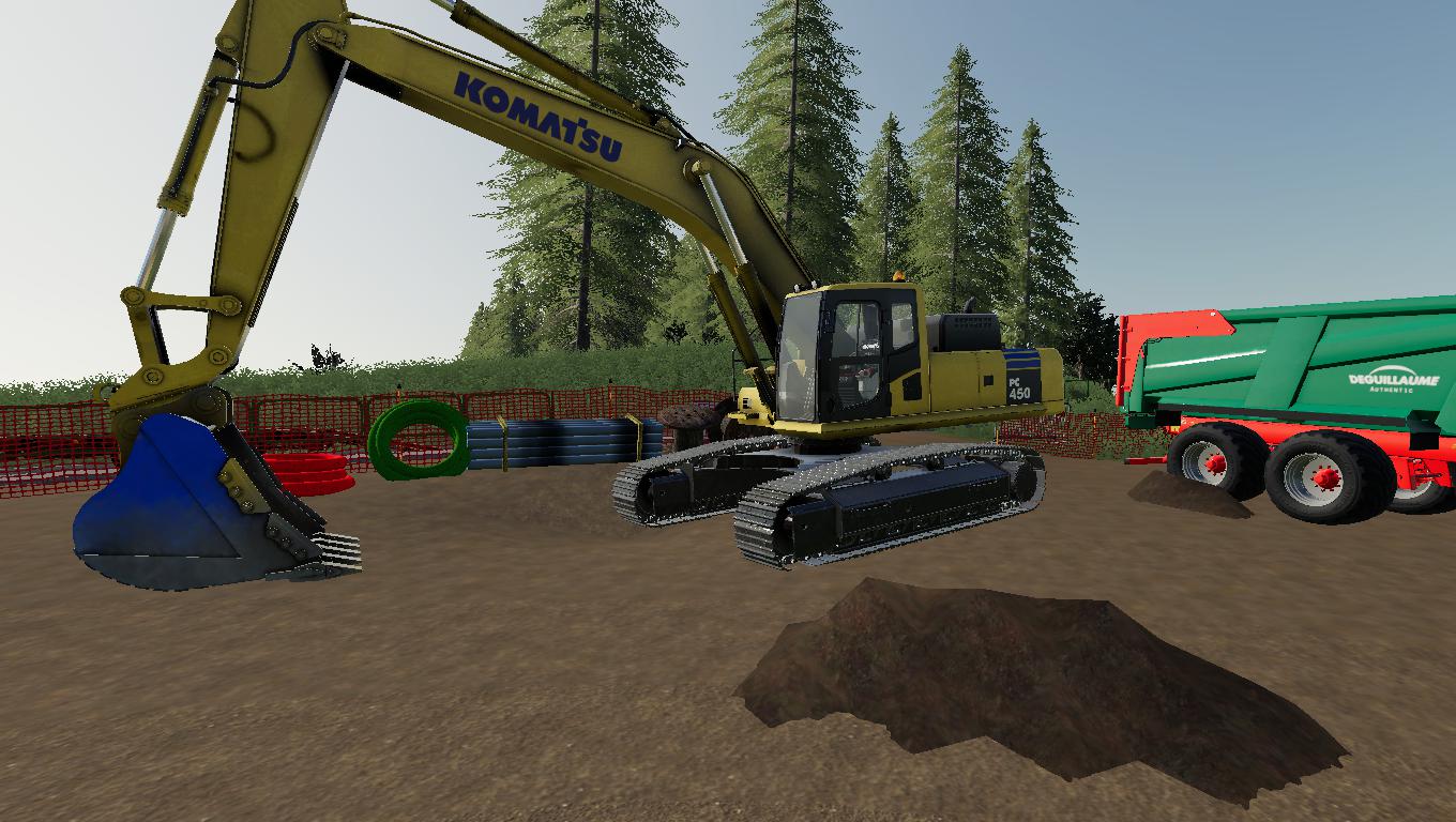FS19 Komatsu PC450LC v1.0